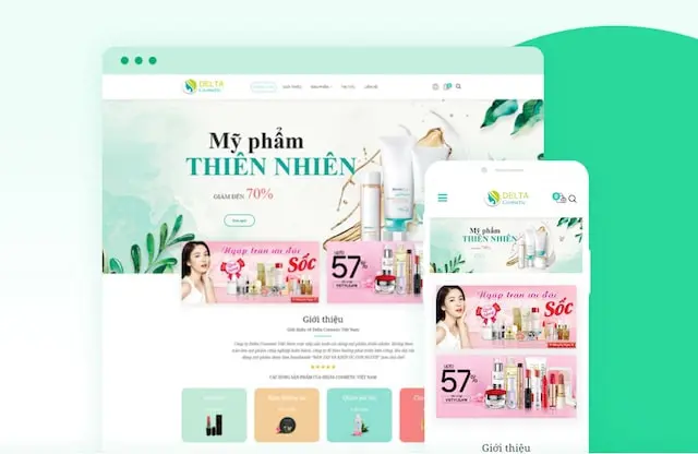 Top 15 giao diện website mỹ phẩm đẹp và thu hút được thiết kế nhiều nhất