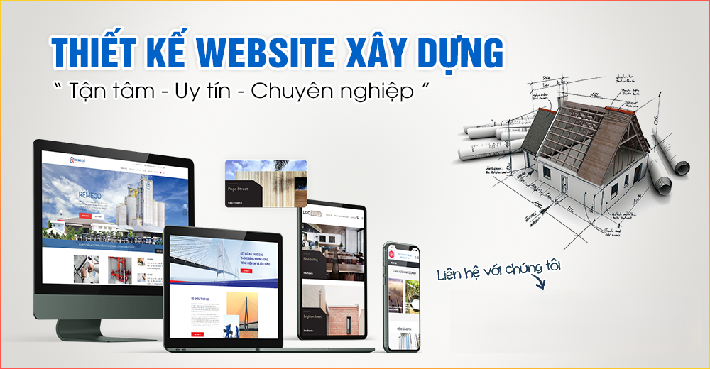 Thiết kế website vật liệu xây dựng uy tín, chuyên nghiệp chuẩn SEO