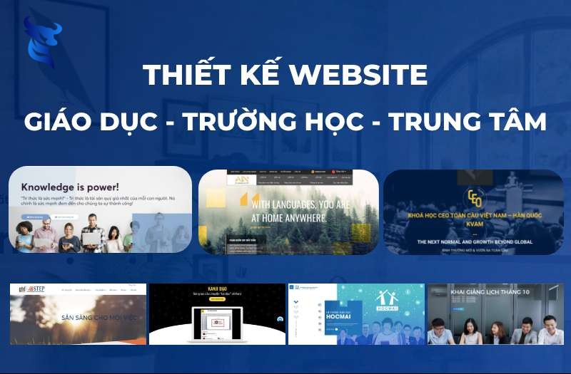 Thiết kế website giáo dục, trường học chuyên nghiệp