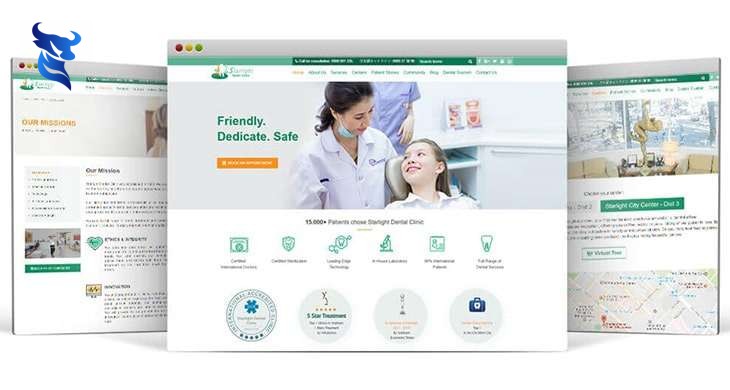 Thiết kế website bệnh viện, phòng khám chuyên nghiệp