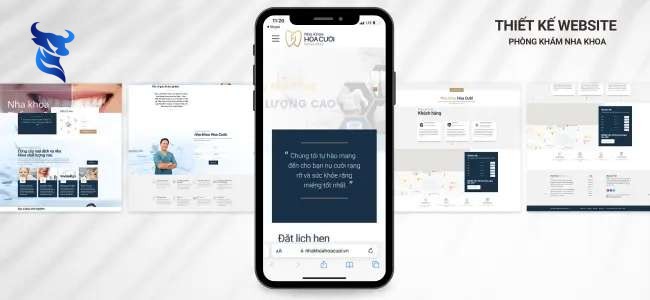 Thiết kế website nha khoa chuẩn SEO chuyên nghiệp, hiện đại