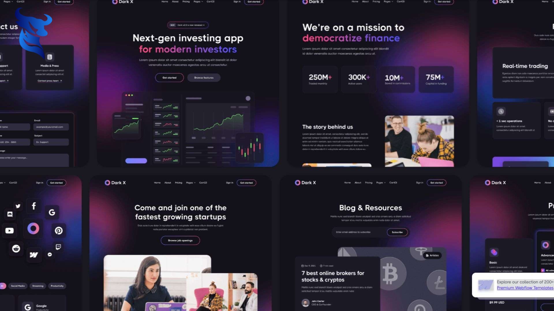 Website được thiết kế dark mode tạo cảm giác dễ chịu cho người xem