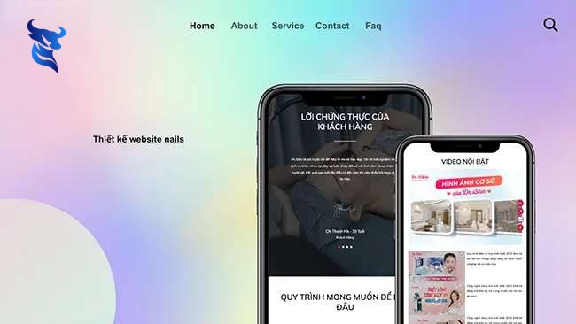 Thiết kế Website Nails chuyên nghiệp, hiện đại, uy tín