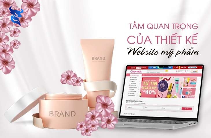 Thiết kế website mỹ phẩm chuyên nghiệp, hiện đại, uy tín