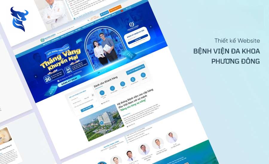 Thiết kế website bệnh viện và phòng khám trọn gói chuyên nghiệp