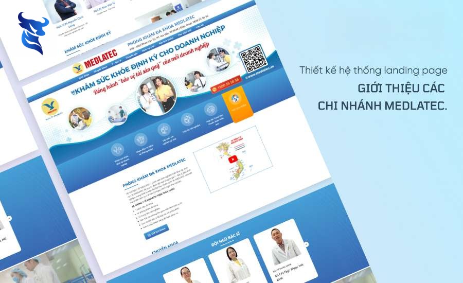 Thiết kế website bệnh viện và phòng khám trọn gói chuyên nghiệp