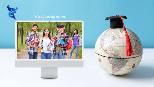 Thiết kế website du học chuyên nghiệp hiện đại chuẩn SEO