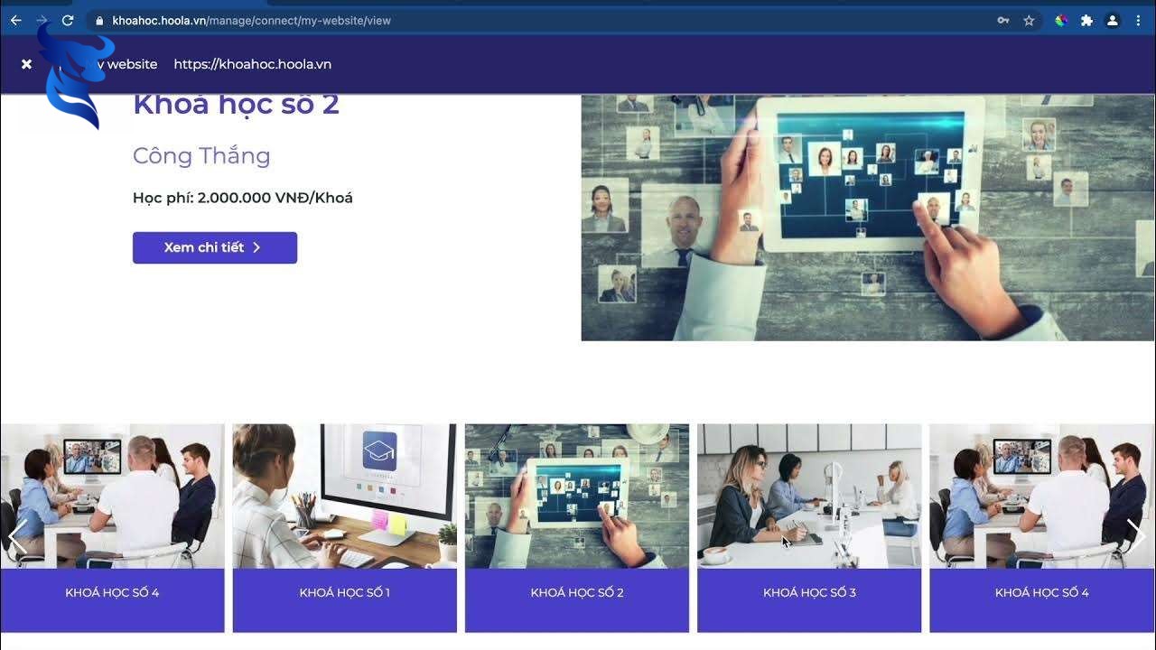 Thiết kế website dạy học trực tuyến chuyên nghiệp hiện đại