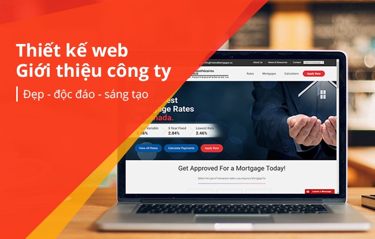 Thiết kế website giới thiệu công ty doanh nghiệp trọn gói chuyên nghiệp uy tín