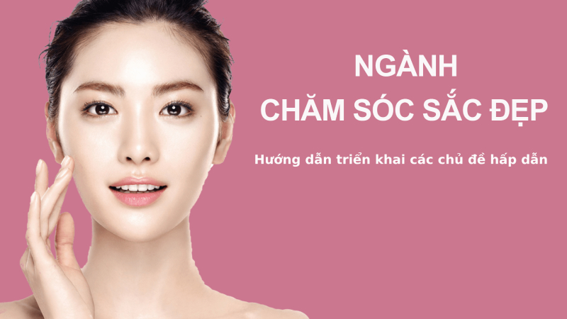 Website cho ngành làm đẹp: trải nghiệm cao cấp