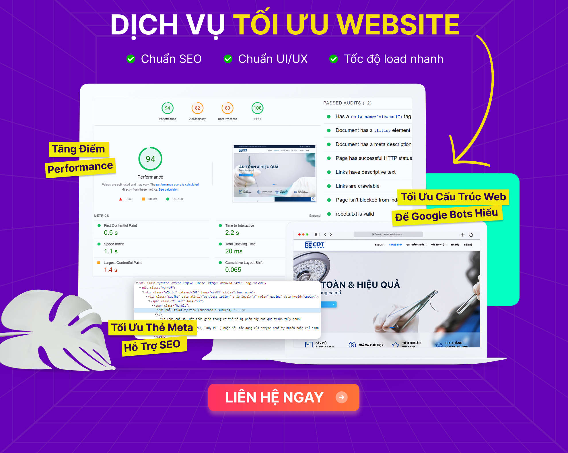 Dịch Vụ Chăm Sóc Website Và Tối Ưu Website Chuyên Nghiệp, Chuẩn SEO