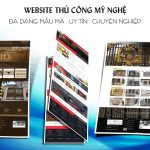 Thiết Kế Website Thủ Công Mỹ Nghệ Chuyên Nghiệp Với Giao Diện Thu Hút