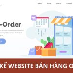 Thiết kế website bán hàng Order, xách tay hiện đại chuyên nghiệp