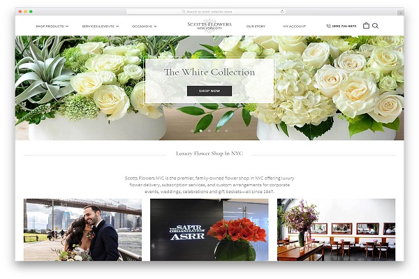Thiết kế website bán hoa tươi online xinh xắn chuyên nghiệp, đẹp mắt