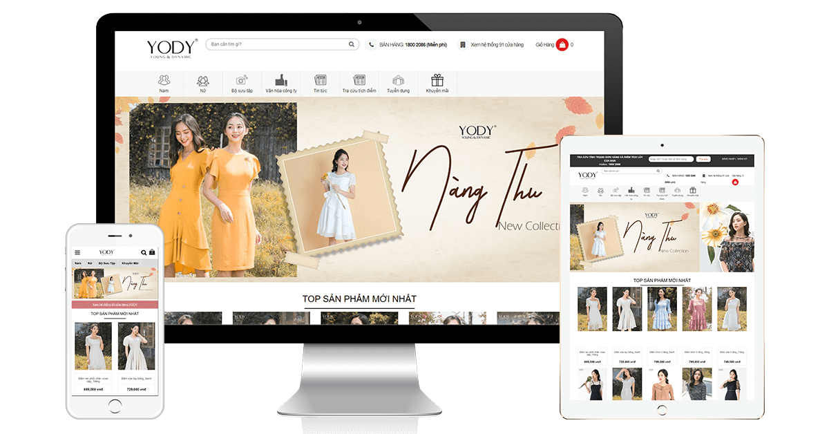 Thiết kế website thời trang online chuẩn SEO