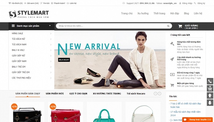 Thiết kế website thời trang online chuẩn SEO