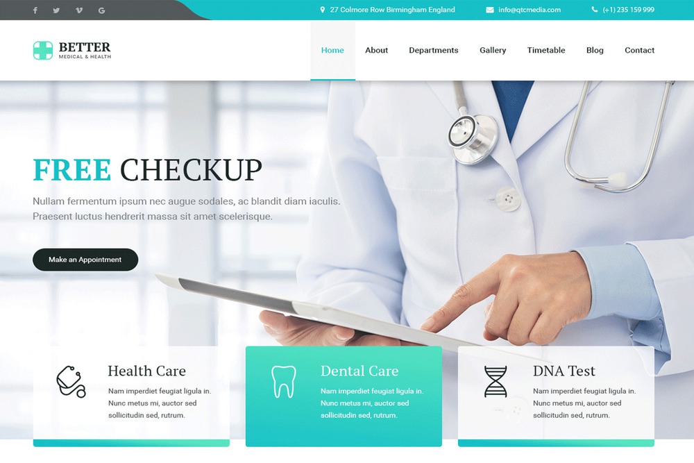 Thiết kế website bệnh viện, phòng khám, cơ sở y tế hiện đại và chuyên nghiệp