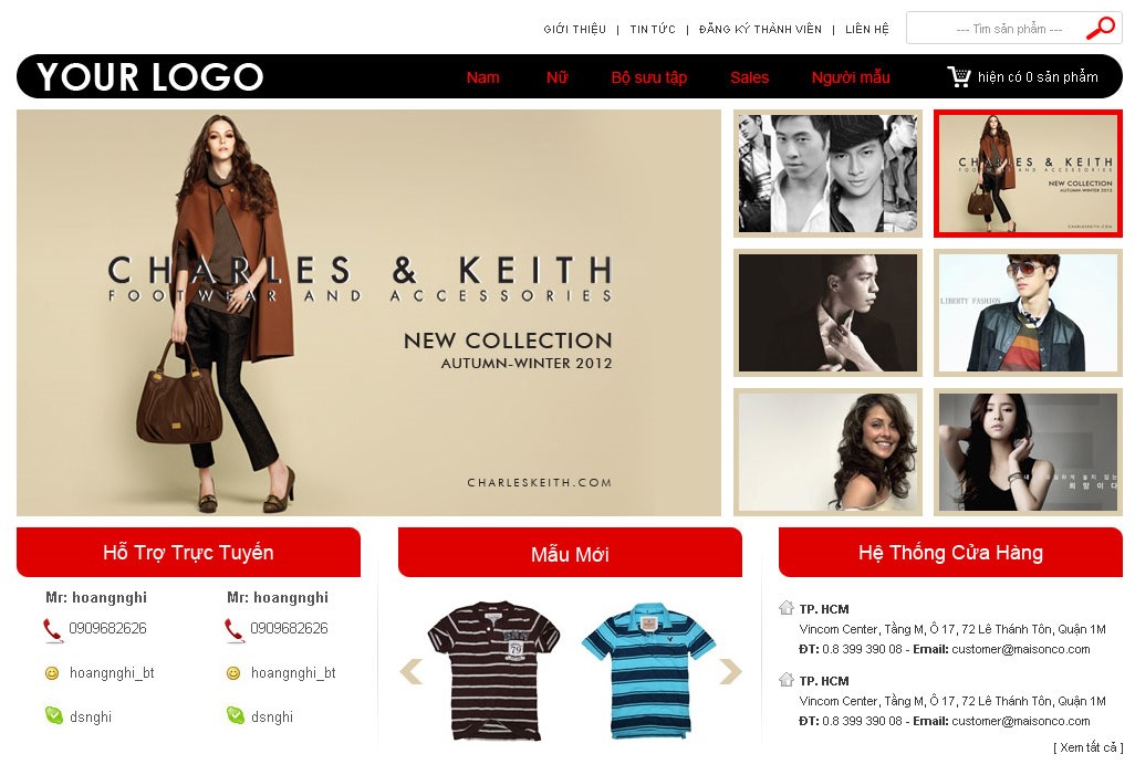 Thiết kế website thời trang online chuẩn SEO