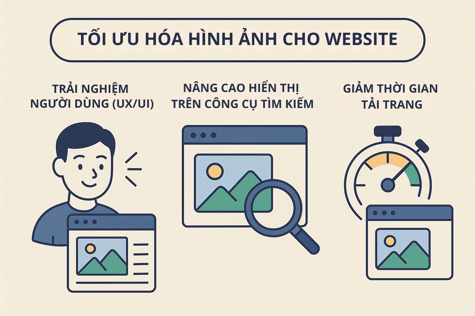 Tối ưu hóa hình ảnh cho WEBSITE
