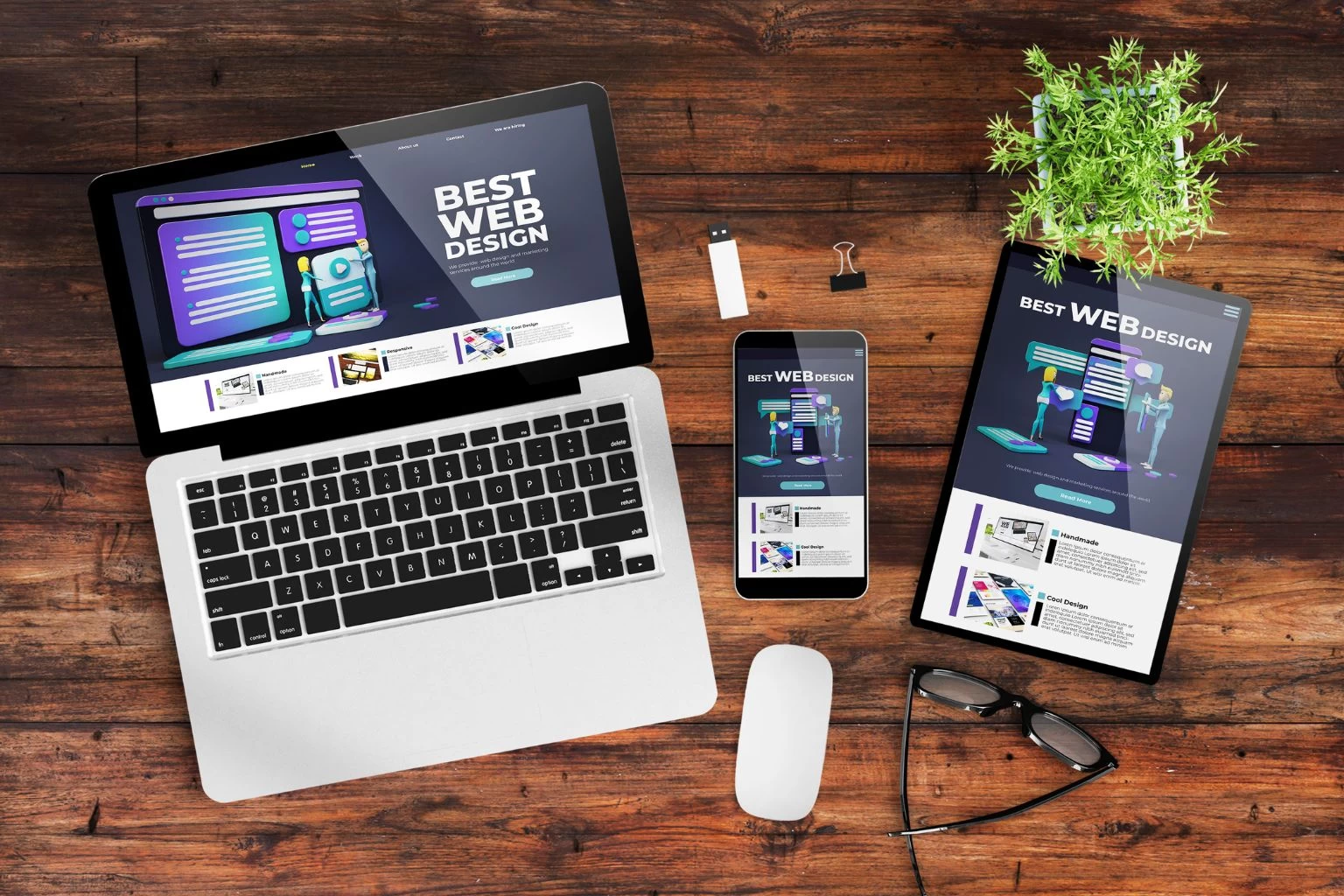 mockup website