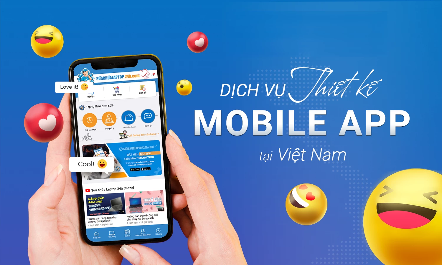 Thiết kế Website, App tại TP Hồ Chí Minh