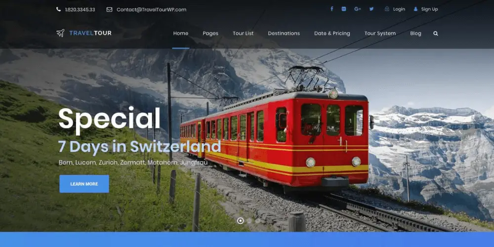 Top 15+ theme wordpress du lịch chuẩn seo – đẹp, nhanh, chuyên nghiệp