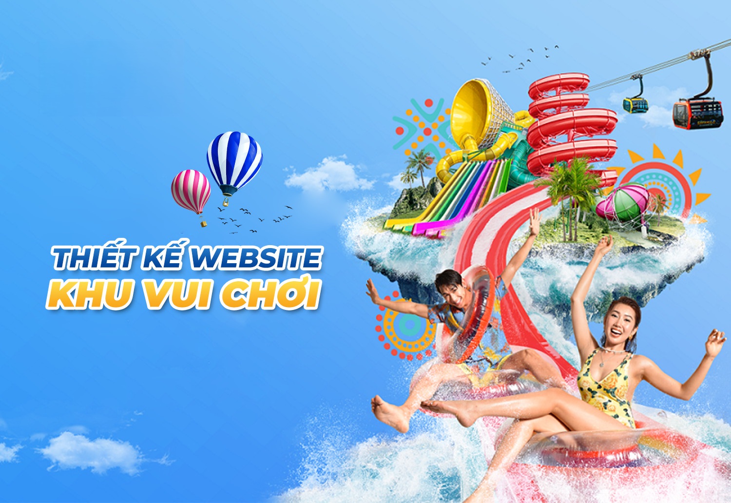 Thiết kế website khu vui chơi – giải trí đẹp, độc đáo, chuẩn seo