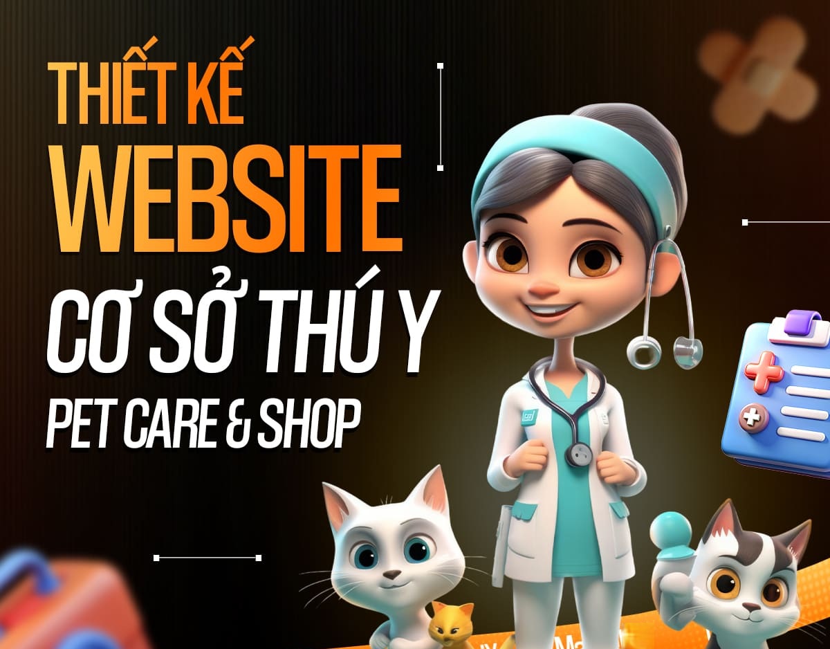 Thiết kế website bệnh viện thú y – giá rẻ, đẹp mắt, chuẩn seo