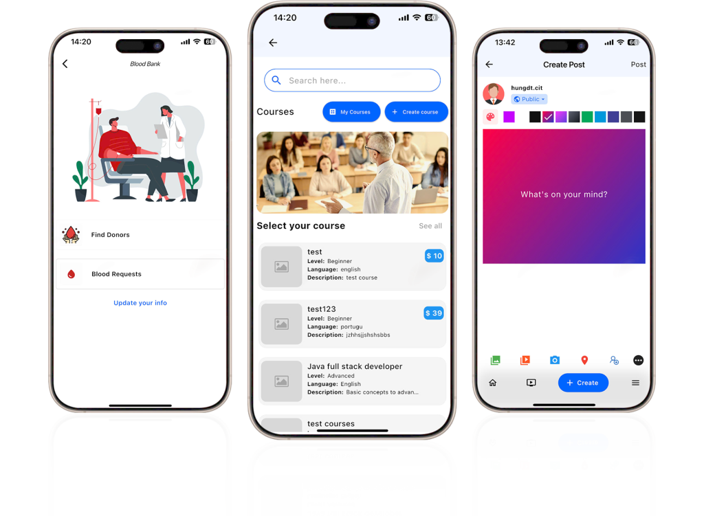 Thiết kế App mạng xã hội