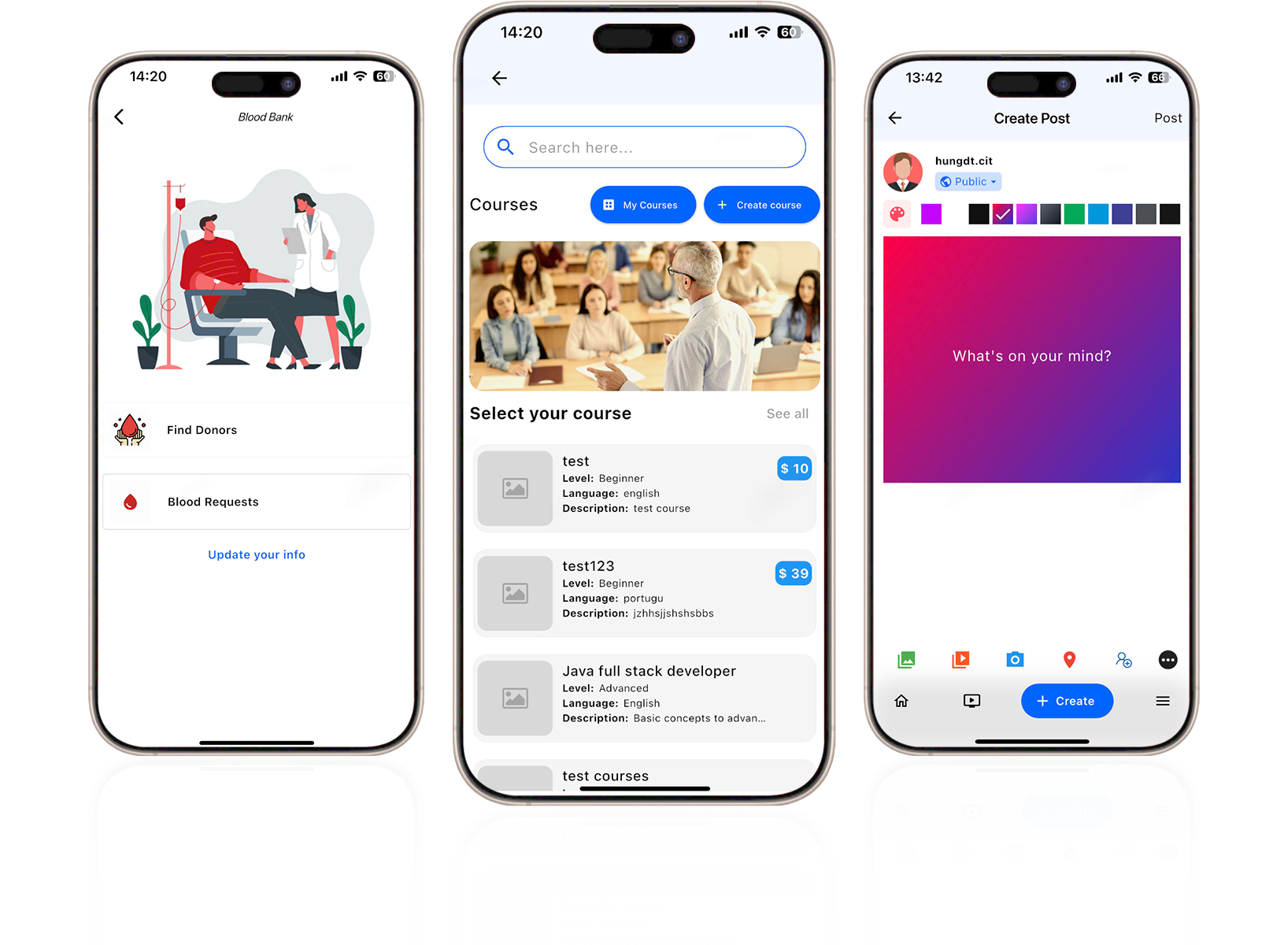 Thiết kế app mạng xã hội
