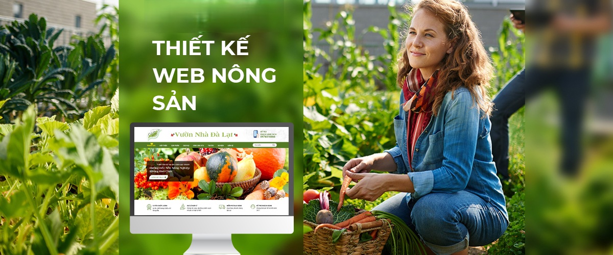 Thiết kế website bán hàng nông sản – website xuất khẩu nông sản hiện đại