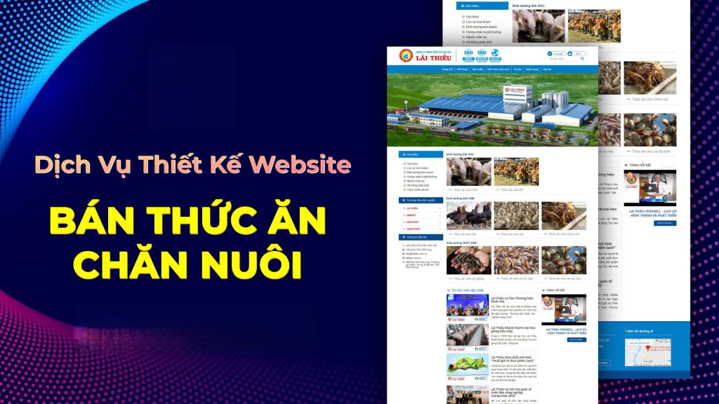 Thiết Kế Website Bán Thức Ăn Chăn Nuôi Chuyên Nghiệp, Chuẩn SEO