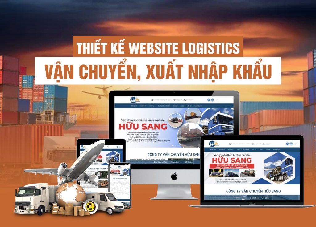 Thiết kế Website Dịch Vụ Giao Nhận Hàng Hóa Chuyên Nghiệp, Chuẩn SEO, Dễ Lên Top Google