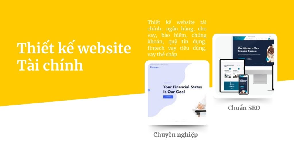 Thiết kế website tài chính – ngân hàng chuẩn chuyên nghiệp, bảo mật tối ưu