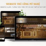 Thiết kế website thủ công mỹ nghệ chuyên nghiệp – Đẹp thu hút khách hàng