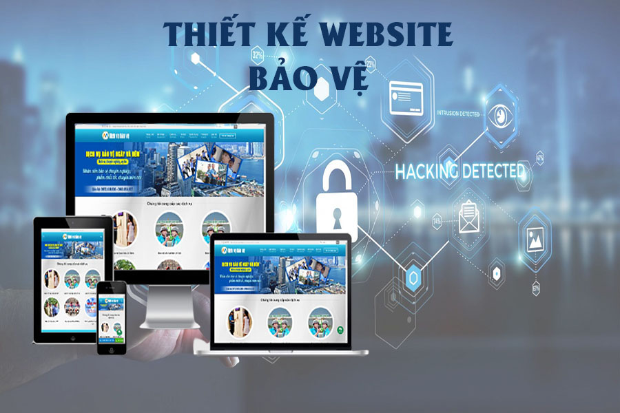 Thiết kế website công ty dịch vụ bảo vệ – Chuẩn SEO, hiện đại