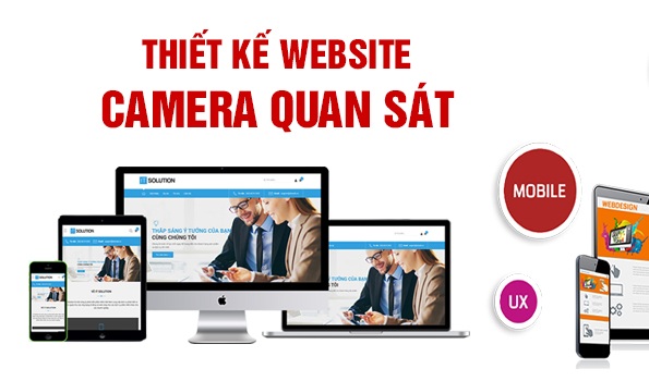 Thiết kế website công ty lắp đặt, phân phối Camera hiện đại, chất lượng cao