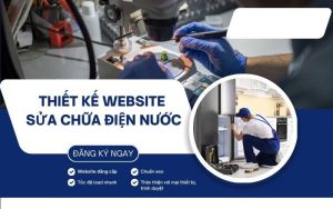 Thiết kế website dịch vụ sửa chữa điện nước