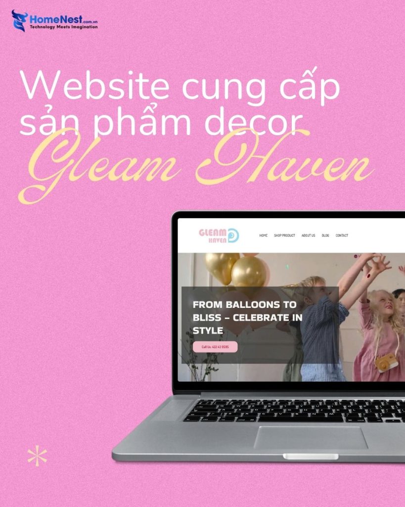 Dự án website gleam haven