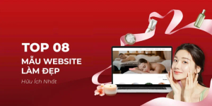 Mẫu thiết kế website làm đẹp