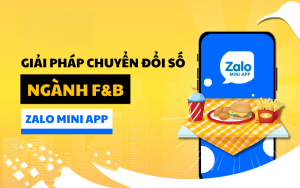 Zalo mini app ngành f&b