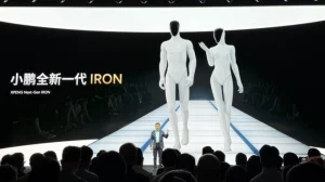 Xpeng giới thiệu robot hình người iron thế hệ mới tại ai day ngày 5/11. Ảnh: bgr