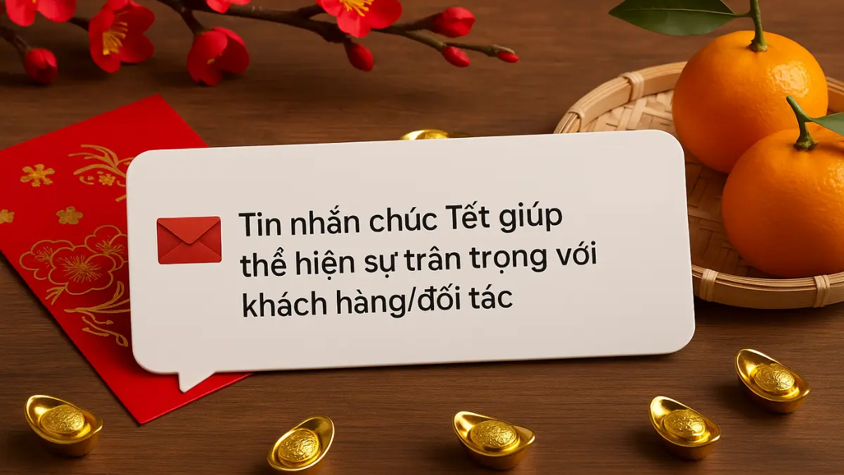 Mẫu Tin Nhắn Chúc Tết Khách Hàng: Thay Lời Tri Ân, Gửi Trọn Chân Thành 4 Mẫu tin nhắn chúc tết khách hàng: thay lời tri ân, gửi trọn chân thành
