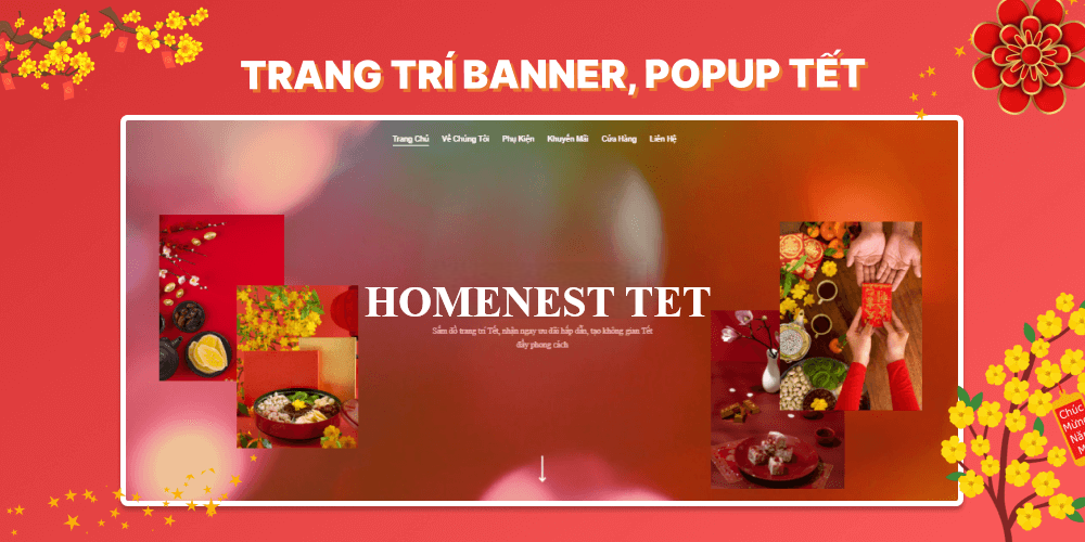 Code trang trí Tết cho website mới nhất