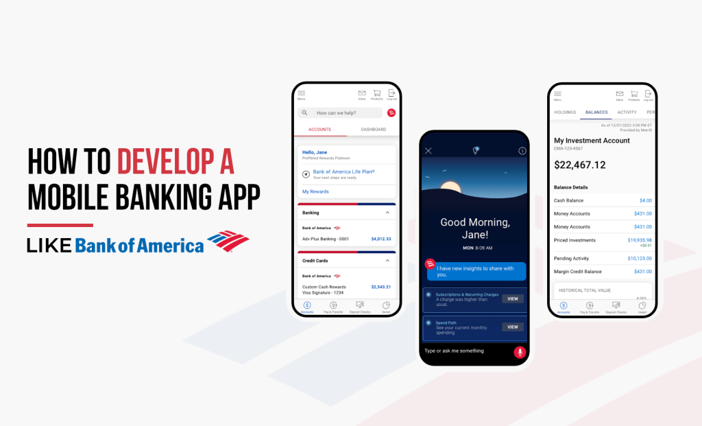 Làm thế nào để tạo app ngân hàng như Bank of America?