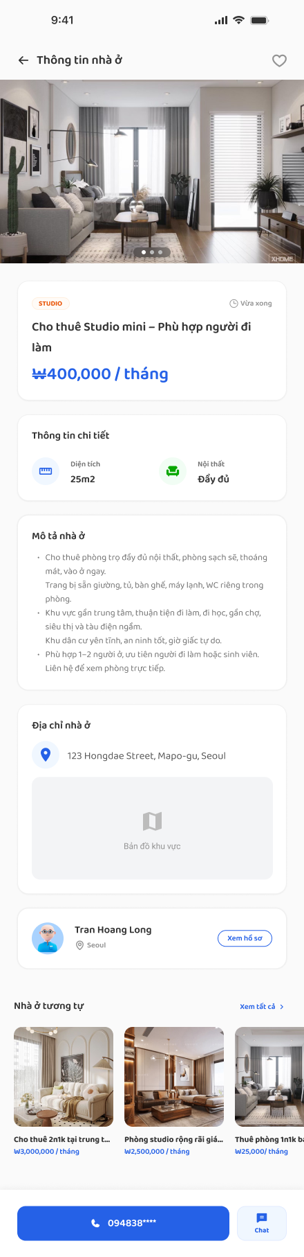 Thông tin nhà ở