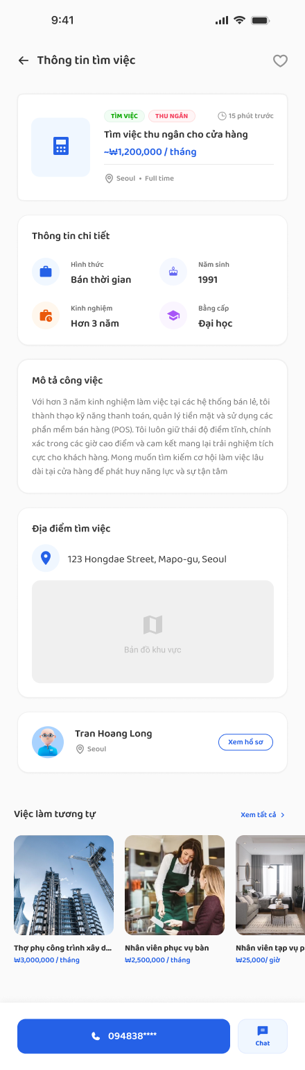 Thông tin tìm việc